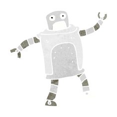 Cartoon Robot N358