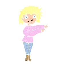 cartoon dancing woman N62