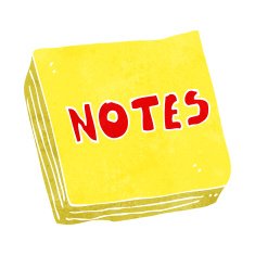 cartoon notes pad N8