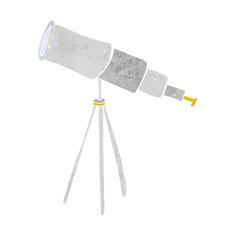 cartoon telescope N22