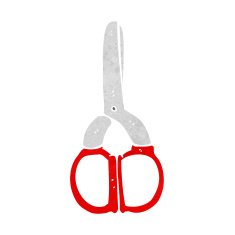 Cartoon Scissors N60