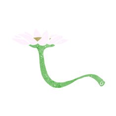 cartoon flower N547