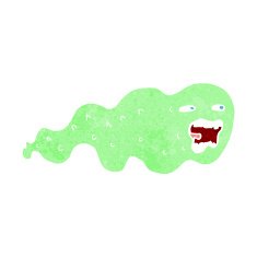 Cartoon Ghost N208