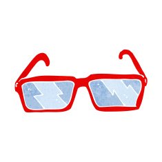 Cartoon Glasses N51