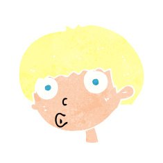 Cartoon Surprised Boy N36