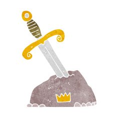 cartoon sword in stone N9