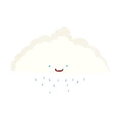 Cartoon Rain Cloud N60