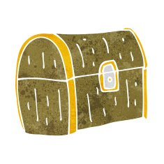 Cartoon Treasure Chest N22