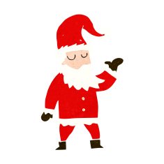 Cartoon Santa Claus N414