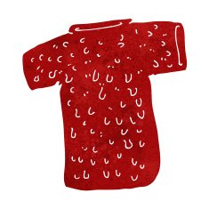 cartoon woolly tee N12