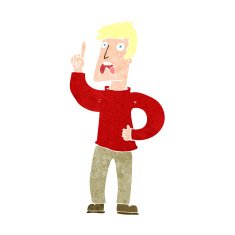 cartoon man with complaint N9