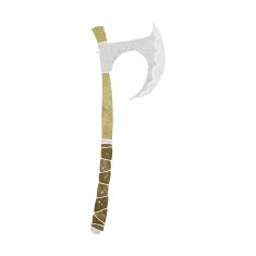 cartoon viking axe N12