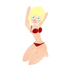 cartoon sexy woman posing N12
