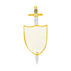 cartoon heraldic shield N22