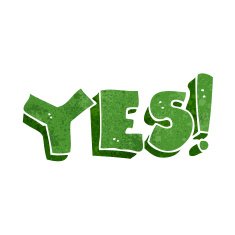 cartoon yes symbol N13