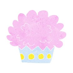 cartoon cup cake N31