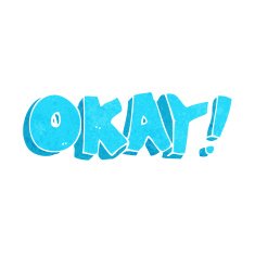 cartoon okay sign N9