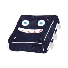 cartoon computer chip N32