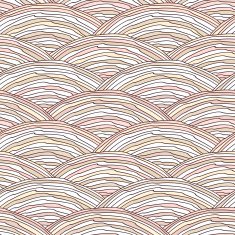 Seamless pattern with hand drawn wavy texture