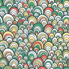Seamless pattern with colorful abstract scale texture N2