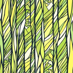Seamless pattern with colorful abstract doodle ornament N10