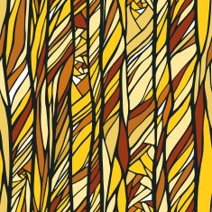 Seamless pattern with colorful abstract doodle ornament N12