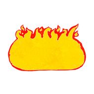 cartoon fire border N11