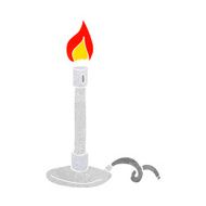 cartoon bunsen burner N15