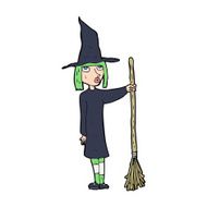 Cartoon Witch N40