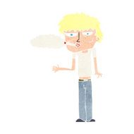 cartoon smoker N19