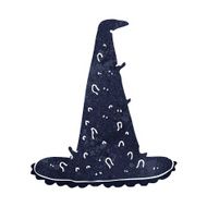 cartoon spooky witch hat N25
