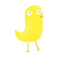funny cartoon bird N230
