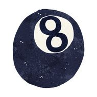 cartoon eight ball N7
