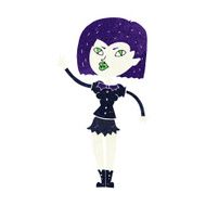 cartoon pretty vampire girl N35