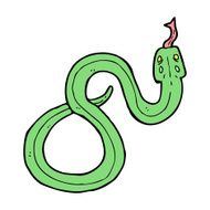 Cartoon Snake N262