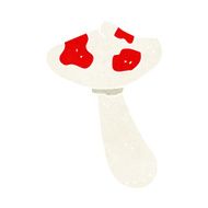 cartoon toadstool N122