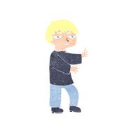 cartoon man gesturing N40