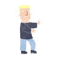 cartoon man gesturing N41