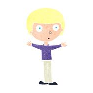 cartoon surprised man N185