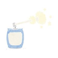cartoon aerosol spray can N24