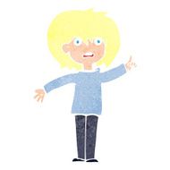 cartoon woman asking question N93