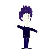 cartoon vampire man N137