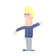 cartoon stressed man N92