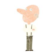 cartoon old man with folded arms N12