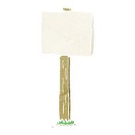 Cartoon Sign Post N81