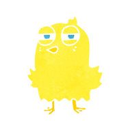 funny cartoon bird N231