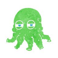 Cartoon Alien Face N26