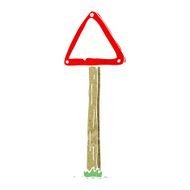 cartoon road sign N32