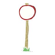 cartoon road sign N33