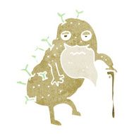 cartoon old potato N12